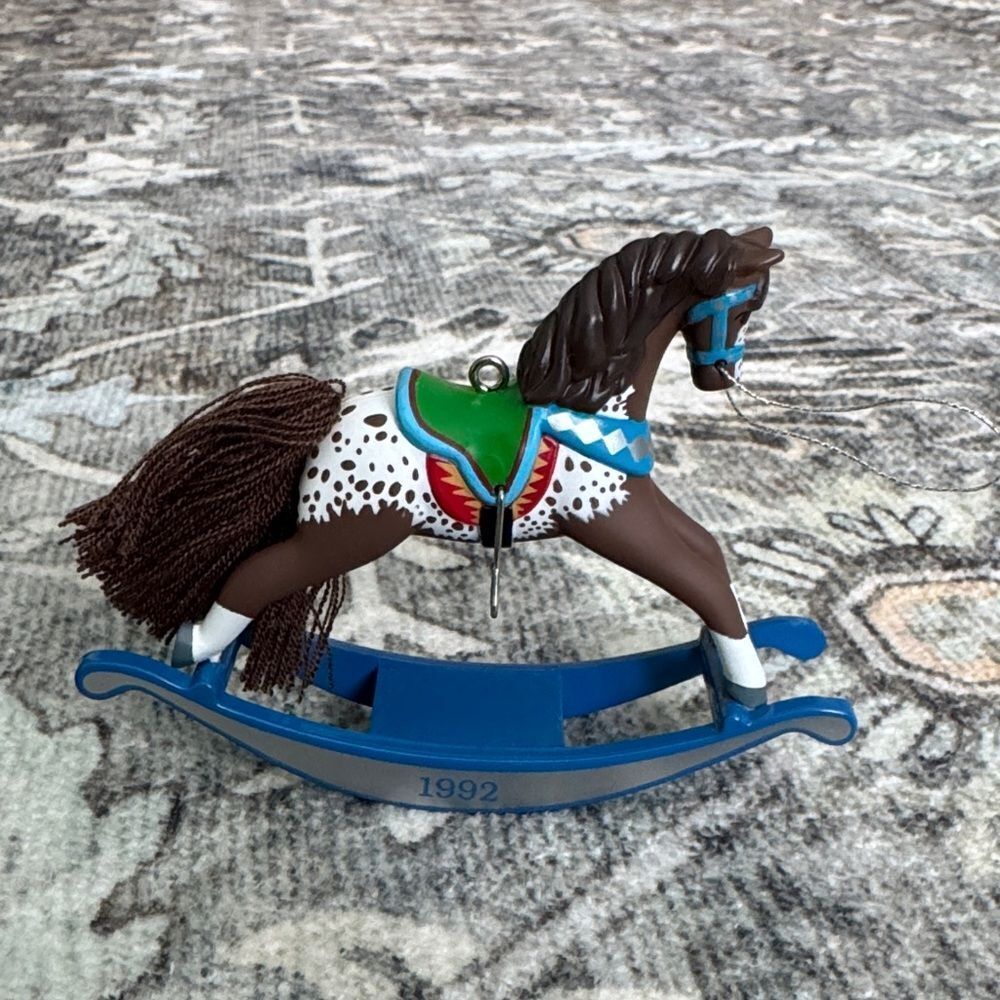Hallmark 1992 Rocking Horse Ornament